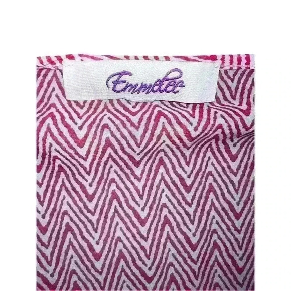 Emmalee Sheer Swim Cover Size S/M V neck Resortwear Short Sleeves Coastal - Picture 6 of 7